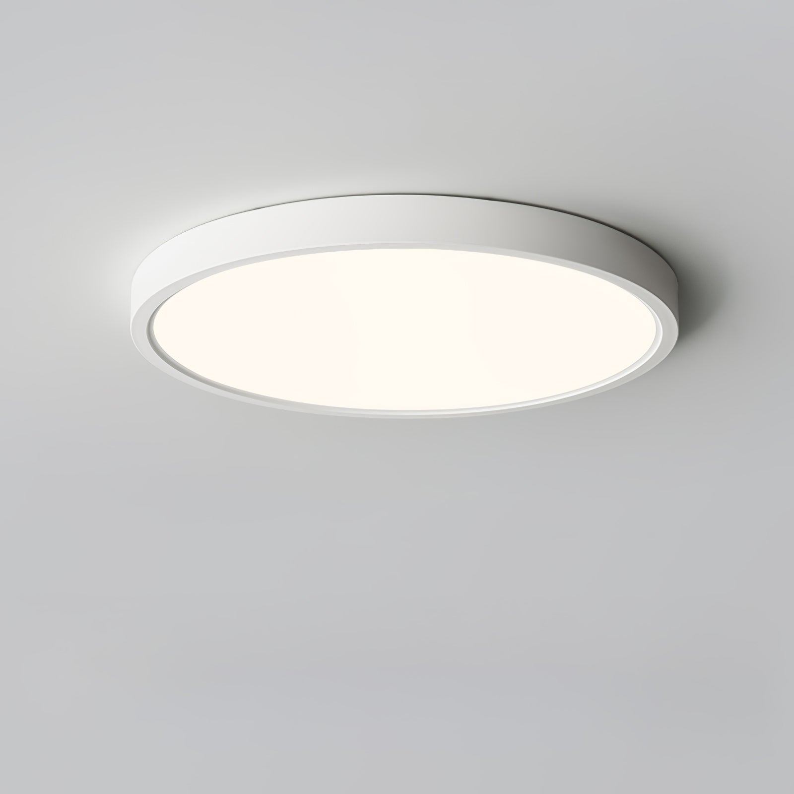 Modern Ultra Slim Round LED Ceiling Light Flush Mount Minimalist Acrylic Fixture