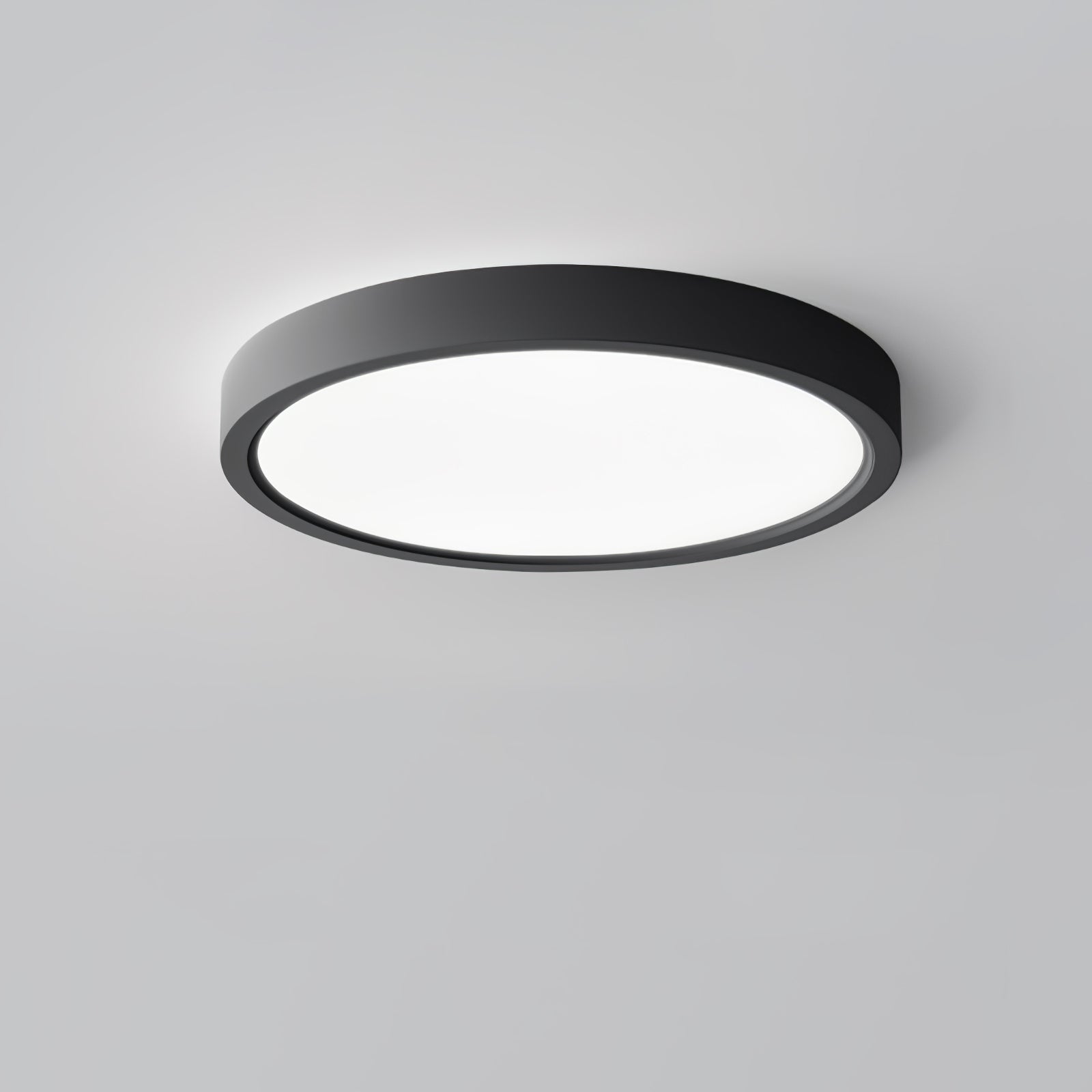 Modern Ultra Slim Round LED Ceiling Light Flush Mount Minimalist Acrylic Fixture