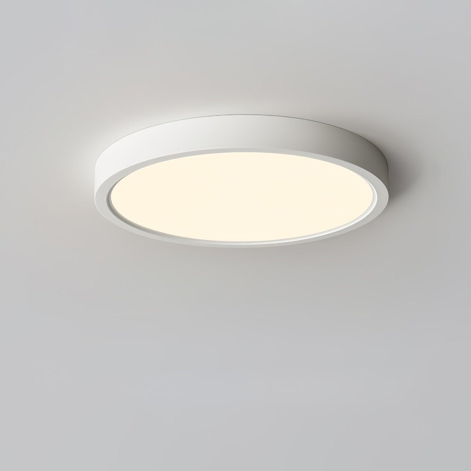Modern Ultra Slim Round LED Ceiling Light Flush Mount Minimalist Acrylic Fixture