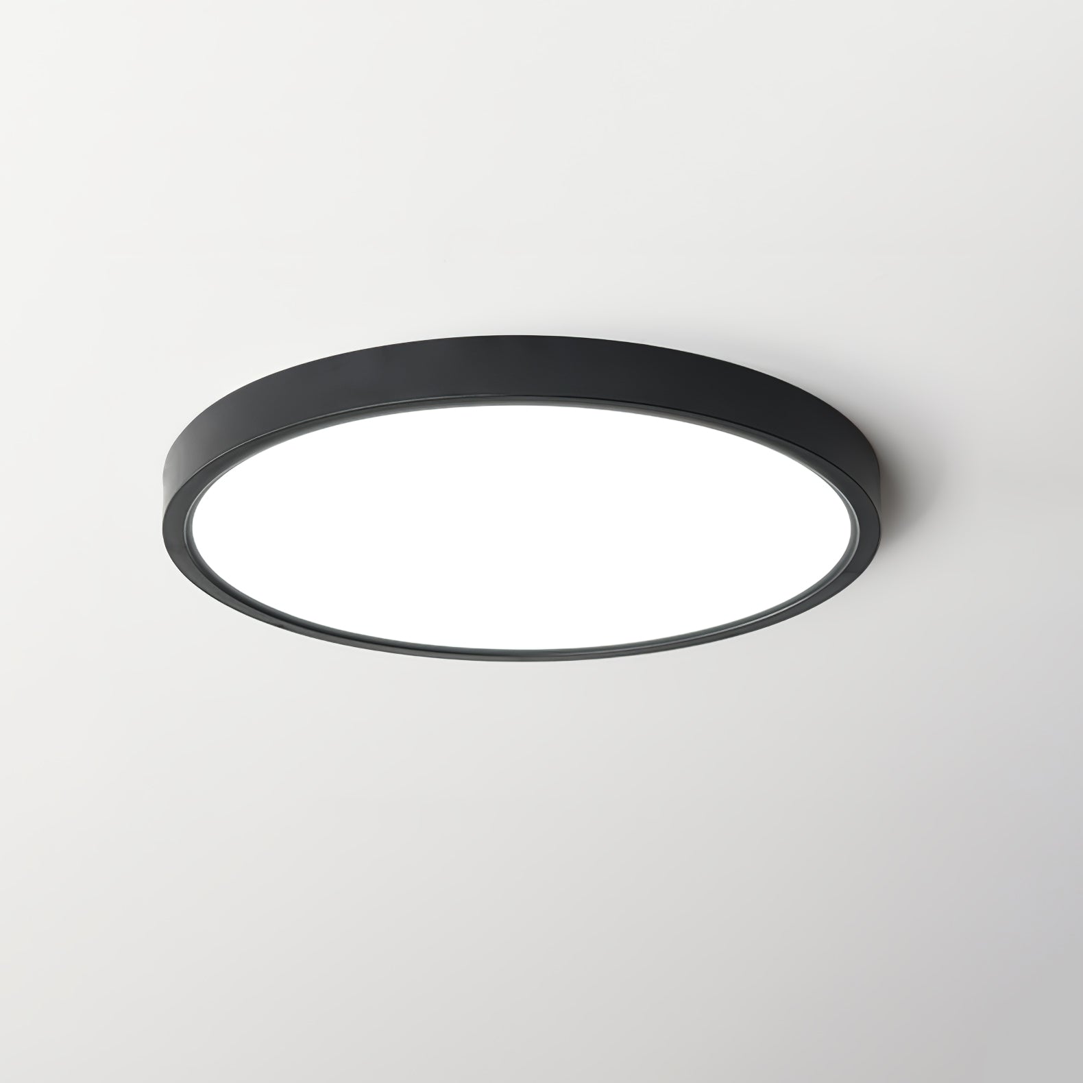 Modern Ultra Slim Round LED Ceiling Light Flush Mount Minimalist Acrylic Fixture