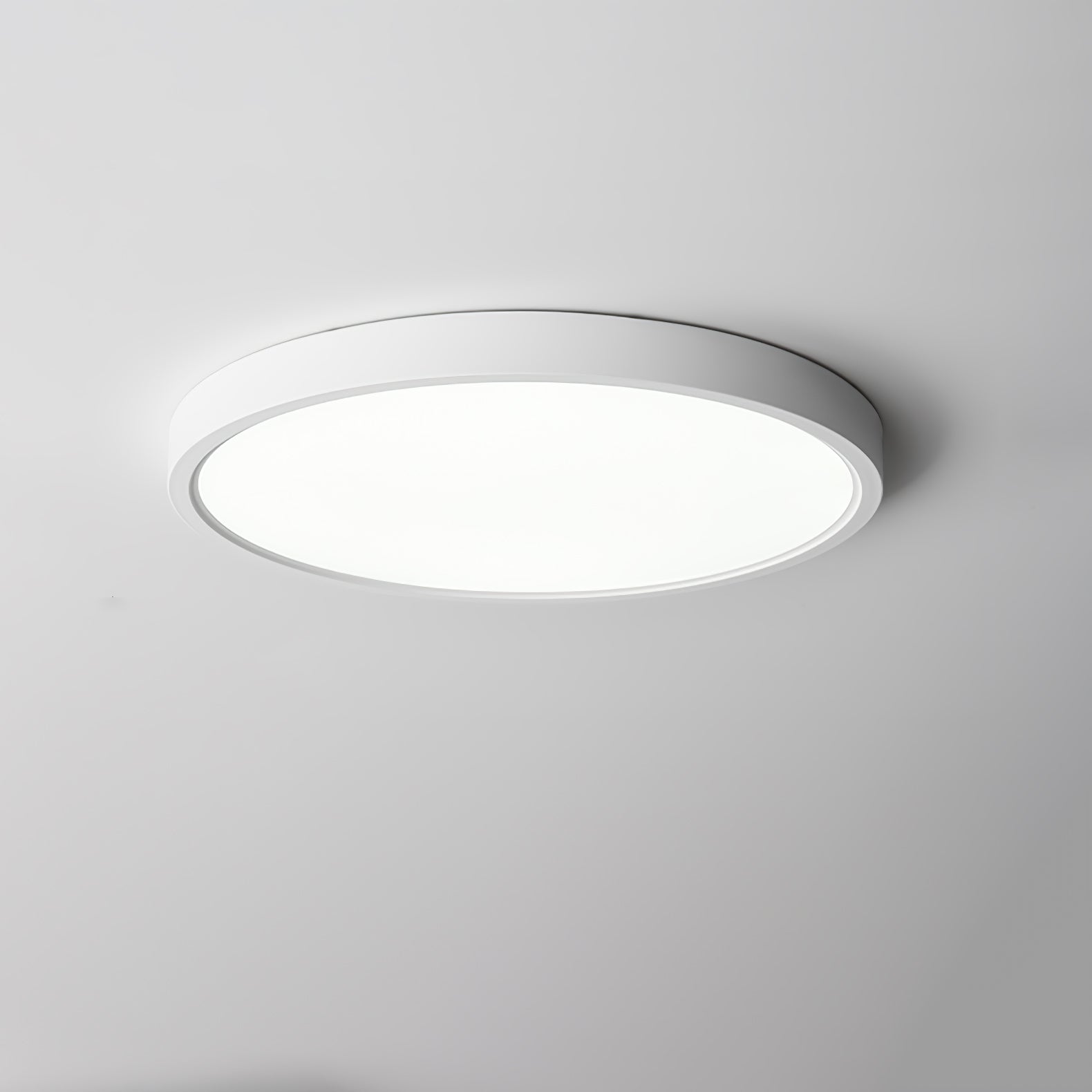 Modern Ultra Slim Round LED Ceiling Light Flush Mount Minimalist Acrylic Fixture