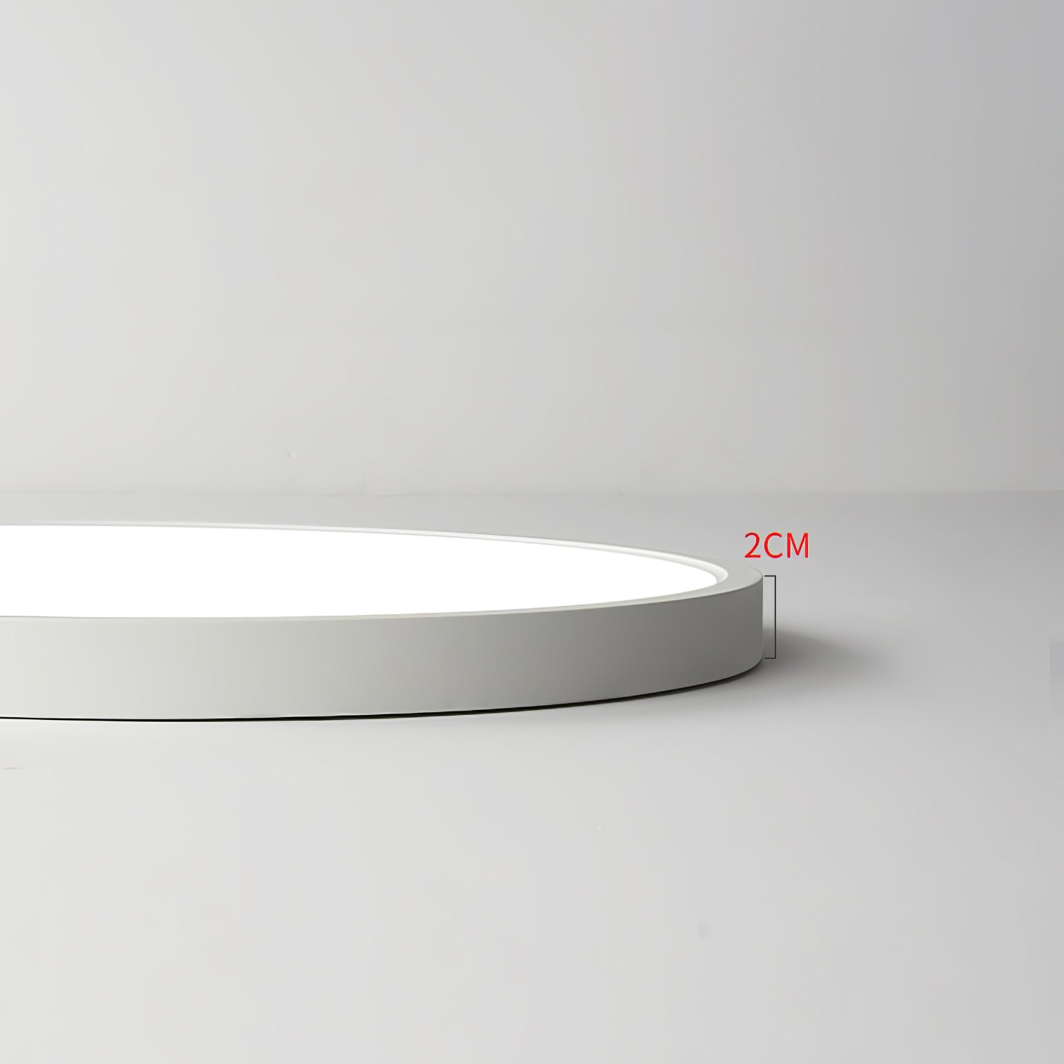 Modern Ultra Slim Round LED Ceiling Light Flush Mount Minimalist Acrylic Fixture