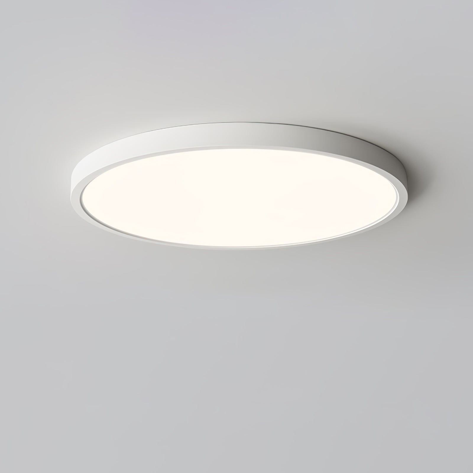 Modern Ultra Slim Round LED Ceiling Light Flush Mount Minimalist Acrylic Fixture