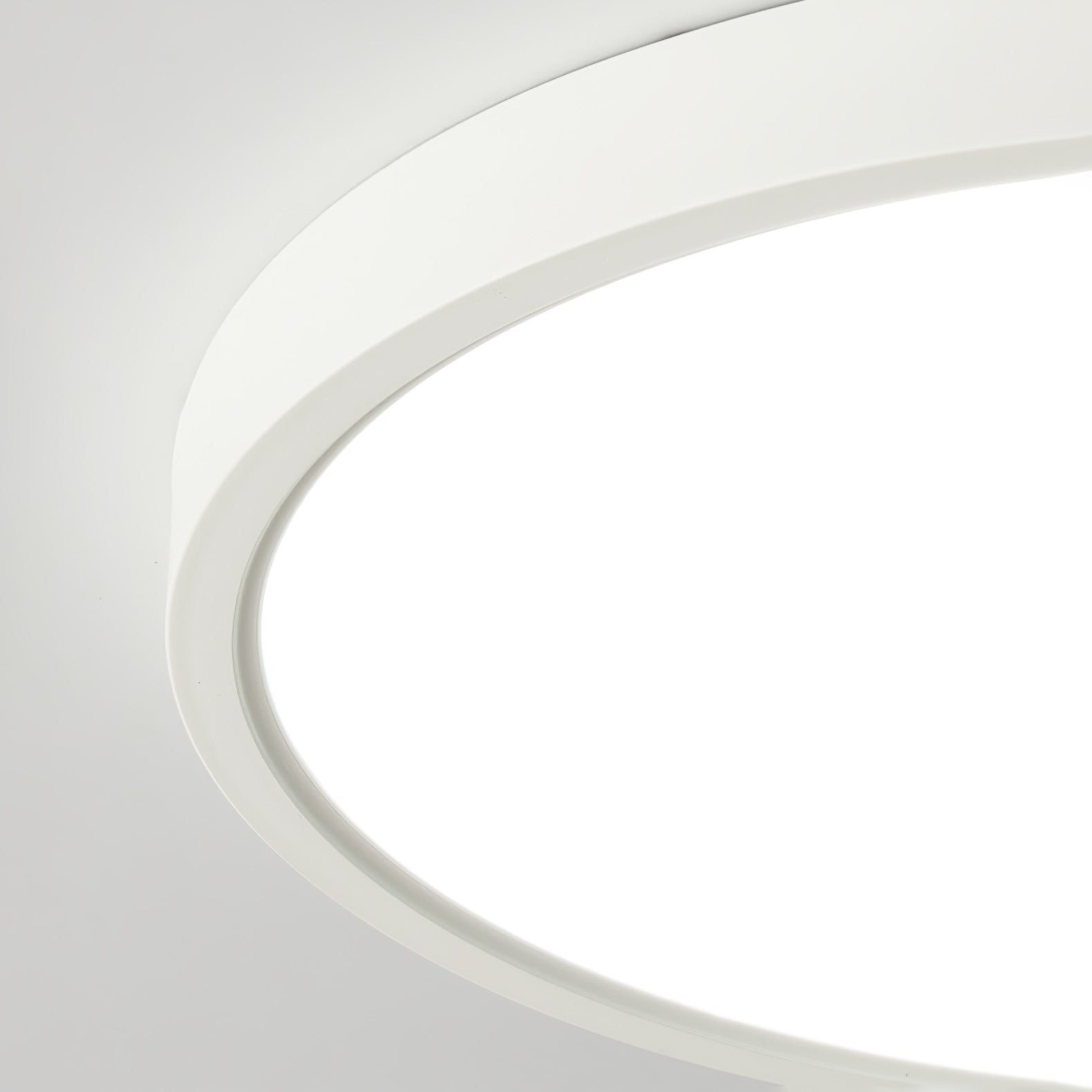 Modern Ultra Slim Round LED Ceiling Light Flush Mount Minimalist Acrylic Fixture