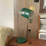 Modern Adjustable Height Metal Desk Lamp with Pivoting Head for Home Office