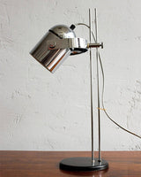 Modern Adjustable Height Metal Desk Lamp with Pivoting Head for Home Office