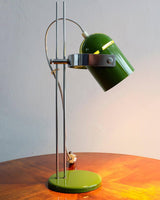 Modern Adjustable Height Metal Desk Lamp with Pivoting Head for Home Office