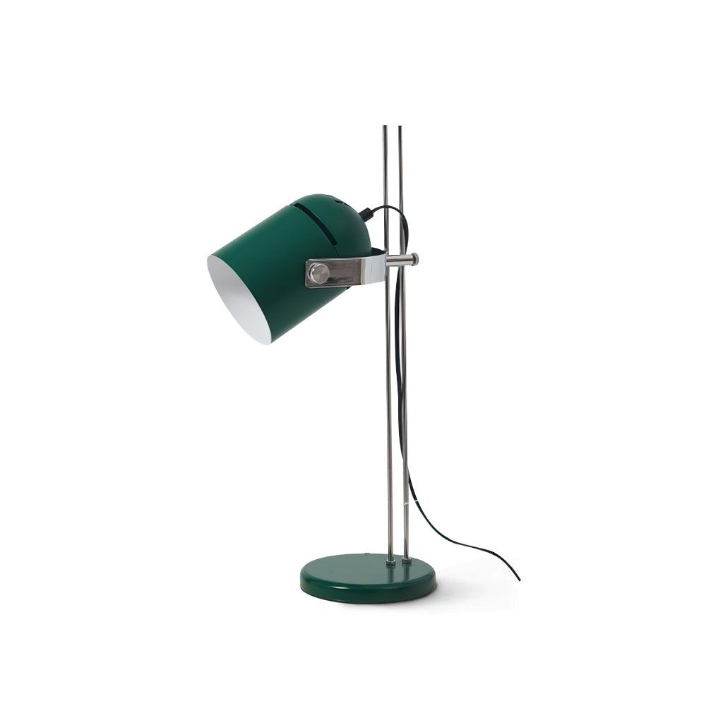 Modern Adjustable Height Metal Desk Lamp with Pivoting Head for Home Office