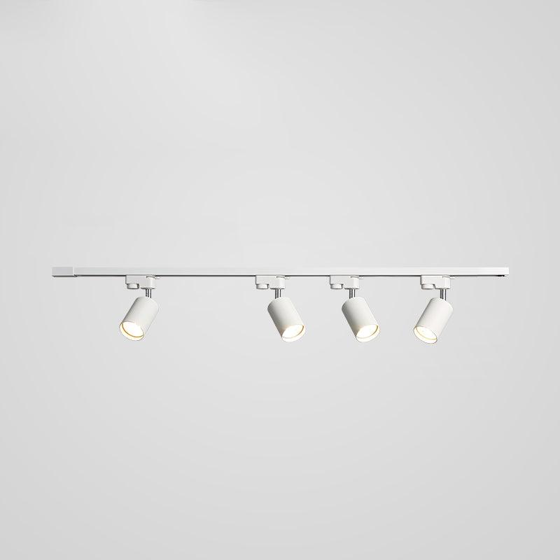 Modern Adjustable LED Track Ceiling Light with Rotatable Spotlights for Kitchen and Art Gallery