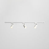 Modern Adjustable LED Track Ceiling Light with Rotatable Spotlights for Kitchen and Art Gallery