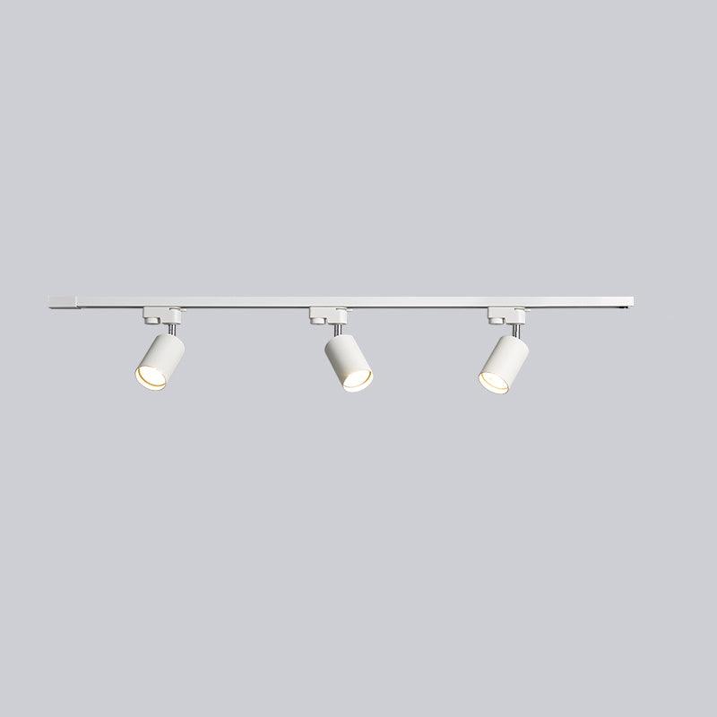 Modern Adjustable LED Track Ceiling Light with Rotatable Spotlights for Kitchen and Art Gallery