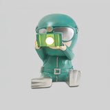 Modern Resin Adventurer Table Lamp Decorative Character Bedside Lighting for Bedrooms