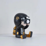 Modern Resin Adventurer Table Lamp Decorative Character Bedside Lighting for Bedrooms