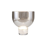 Modern Glass Cone Diffuser Table Lamp Elegant Ambient Desk Lighting for Bedroom and Living Room