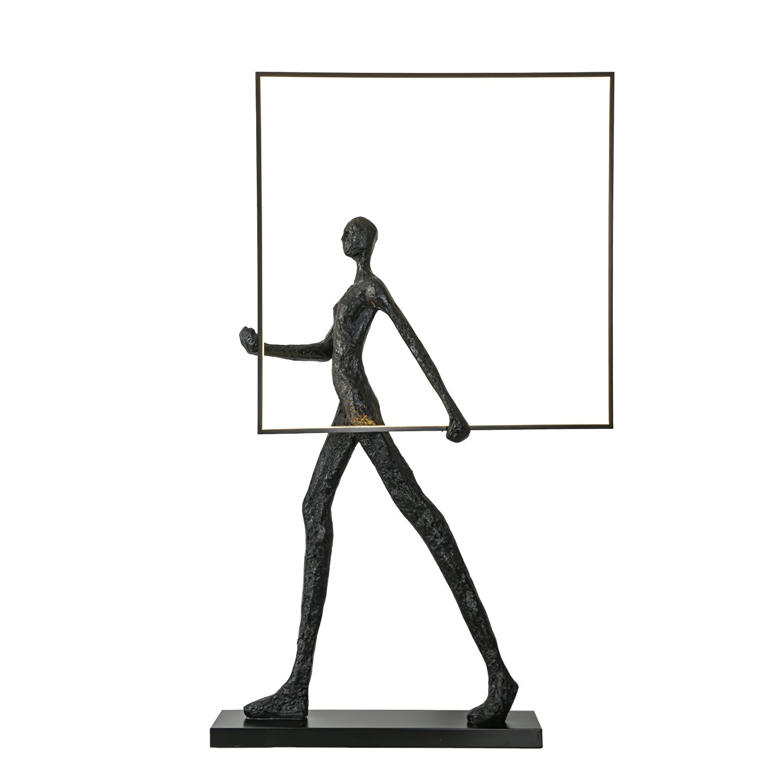 Aeon Sculpture Minimalist Art Floor Lamp Modern Tall LED Standing Light for Home Decor
