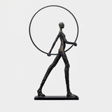 Aeon Sculpture Minimalist Art Floor Lamp Modern Tall LED Standing Light for Home Decor
