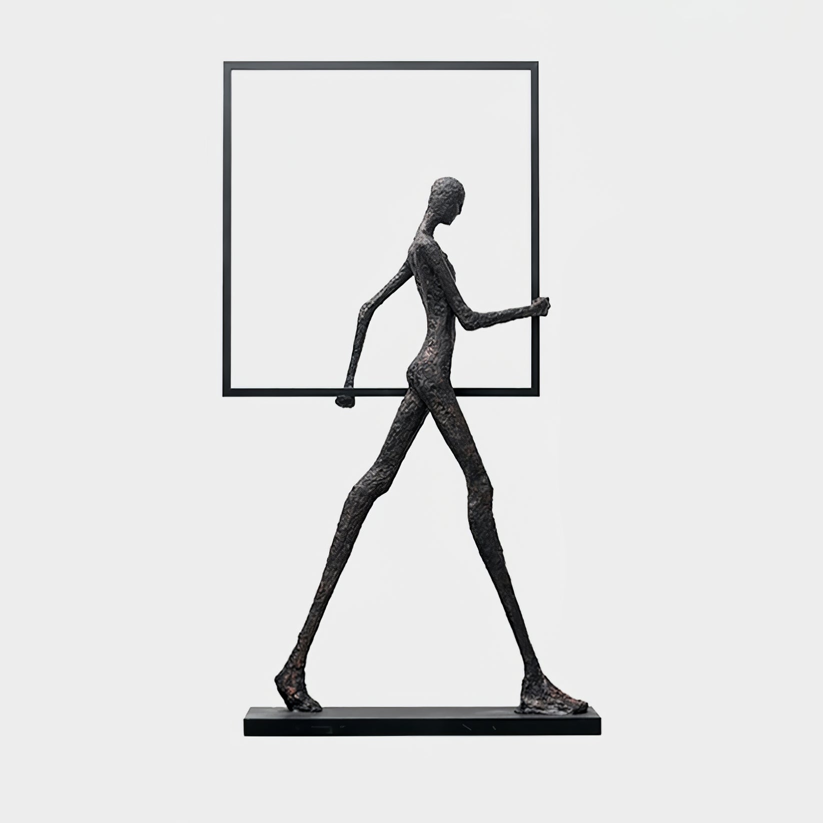 Aeon Sculpture Minimalist Art Floor Lamp Modern Tall LED Standing Light for Home Decor