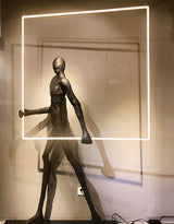 Aeon Sculpture Minimalist Art Floor Lamp Modern Tall LED Standing Light for Home Decor