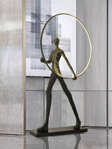 Aeon Sculpture Minimalist Art Floor Lamp Modern Tall LED Standing Light for Home Decor