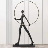 Aeon Sculpture Minimalist Art Floor Lamp Modern Tall LED Standing Light for Home Decor