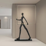 Aeon Sculpture Minimalist Art Floor Lamp Modern Tall LED Standing Light for Home Decor