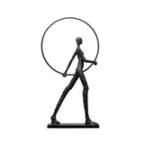 Aeon Sculpture Minimalist Art Floor Lamp Modern Tall LED Standing Light for Home Decor