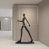 Aeon Sculpture Minimalist Art Floor Lamp Modern Tall LED Standing Light for Home Decor