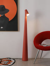 Geometric Resin Floor Lamp Minimalist Reading Light for Modern Interiors