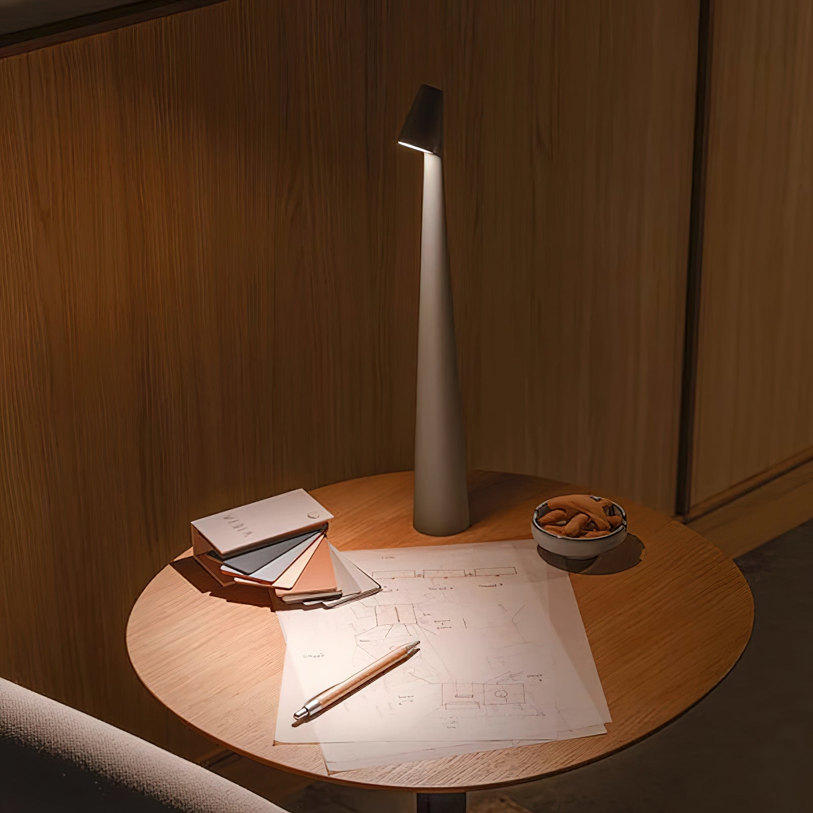 Africa Portable LED Table Lamp Rechargeable Cordless Minimalist Accent Light for Home and Office