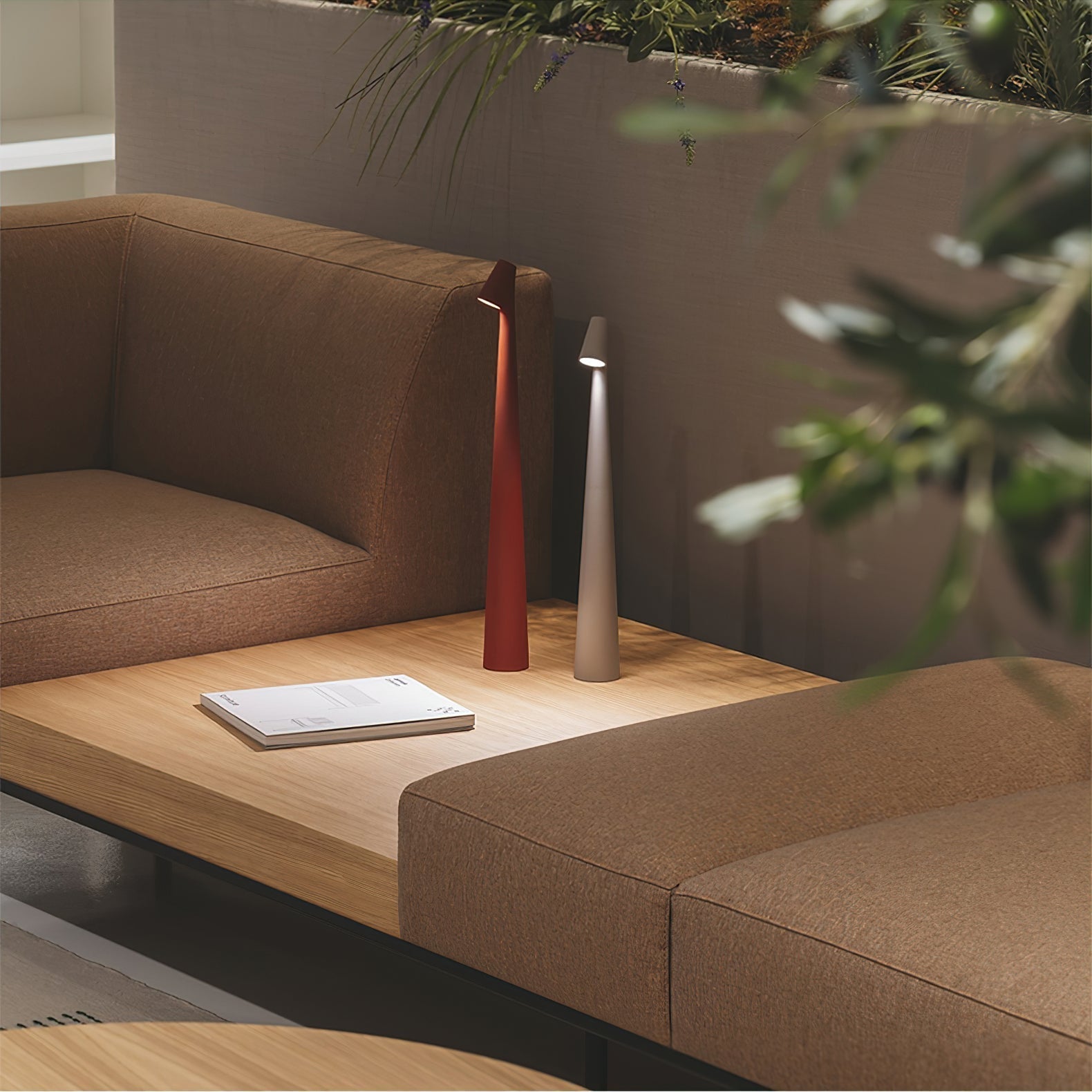 Africa Portable LED Table Lamp Rechargeable Cordless Minimalist Accent Light for Home and Office