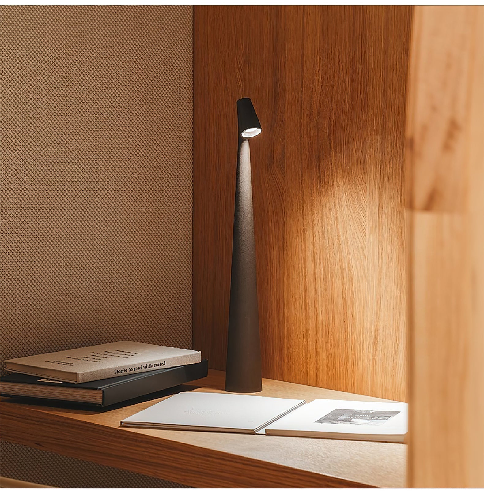Africa Portable LED Table Lamp Rechargeable Cordless Minimalist Accent Light for Home and Office