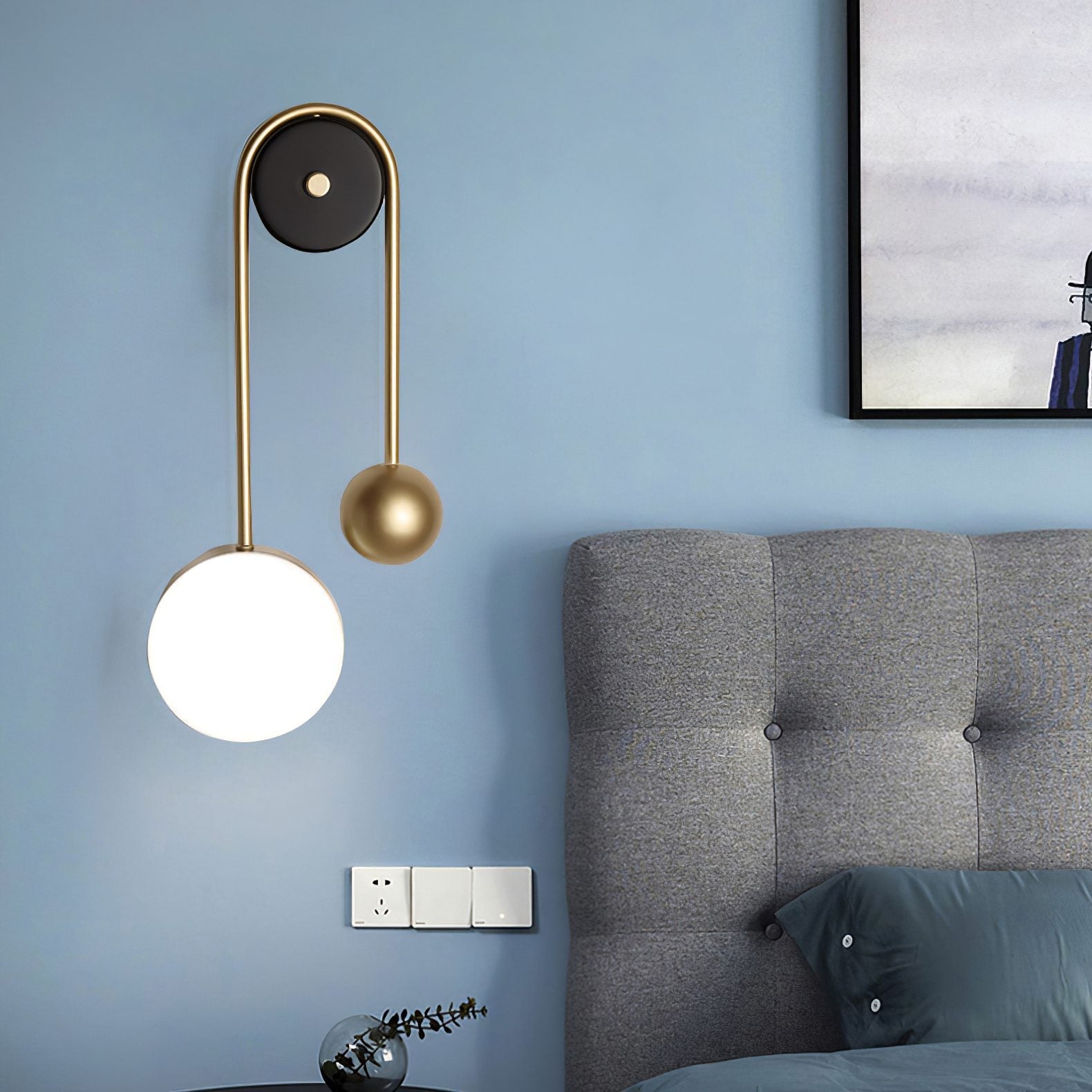 modern-gold-single-pendulum-led-wall-sconce-with-three-color-temperature-modes
