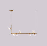 modern-linear-chandelier-with-clear-glass-globe-shades-for-geometric-dining-room-lighting