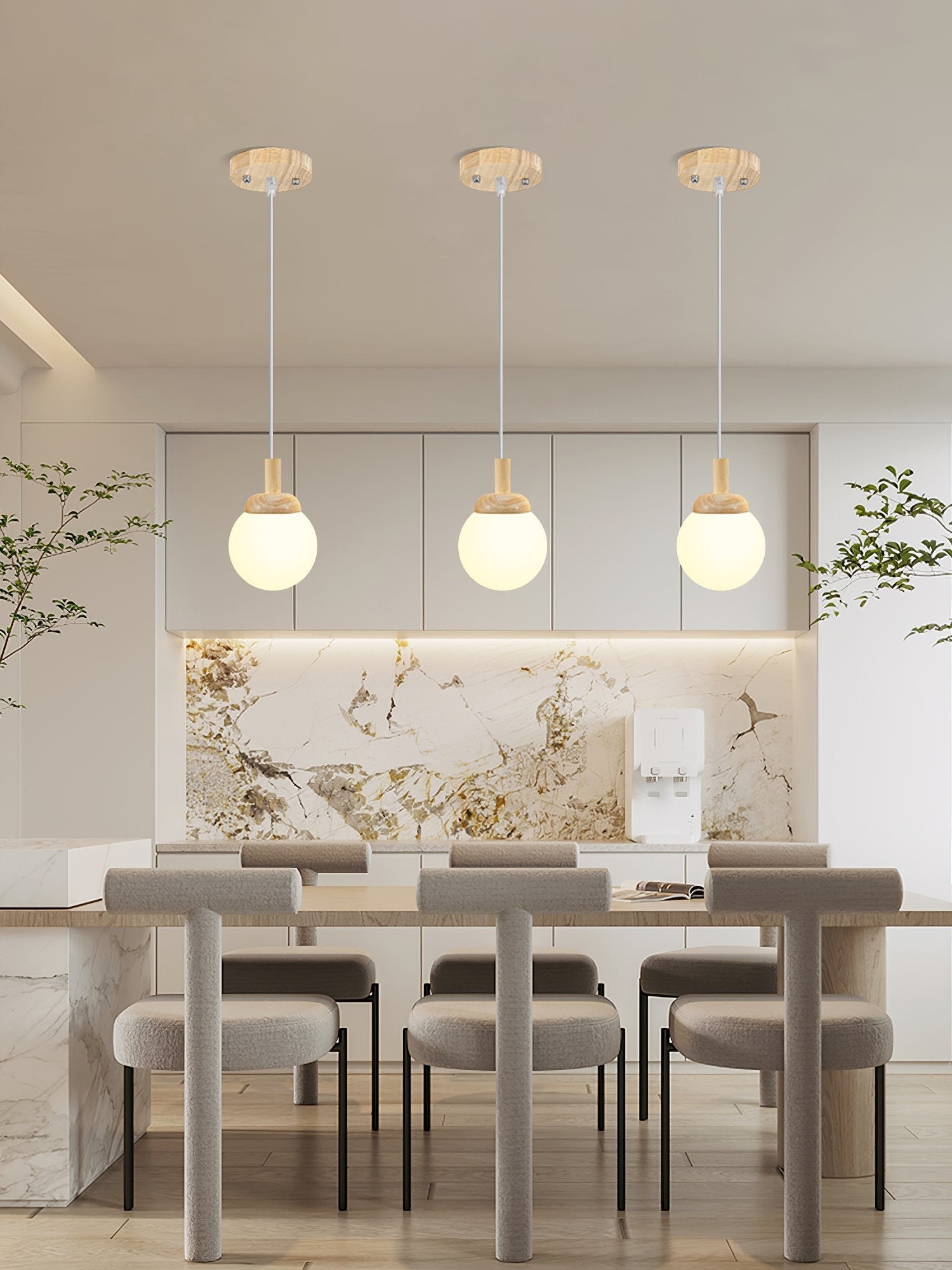 modern-minimalist-rubber-wood-pendant-light-with-white-glass-globe-shade