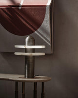 Modern Alabaster Comet LED Table Lamp for Luxury Bedroom and Office Lighting