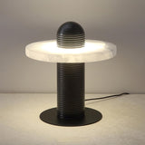 Modern Alabaster Comet LED Table Lamp for Luxury Bedroom and Office Lighting
