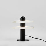Modern Alabaster Comet LED Table Lamp for Luxury Bedroom and Office Lighting