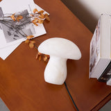 Natural Alabaster Stone Mushroom Table Lamp for Modern Bedroom and Office Decor