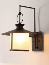 classic-brown-iron-outdoor-wall-lantern-sconce-with-white-glass-shade-for-entryway