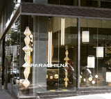 modern-geometric-pendant-light-with-white-fabric-cylindrical-shade-and-gold-metal-finish