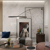 Alonso Modern Metal Torchiere Floor Lamp Minimalist Standing Reading Light