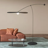 Alonso Modern Metal Torchiere Floor Lamp Minimalist Standing Reading Light