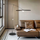 Alonso Modern Metal Torchiere Floor Lamp Minimalist Standing Reading Light