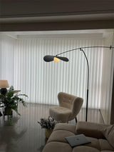 Alonso Modern Metal Torchiere Floor Lamp Minimalist Standing Reading Light
