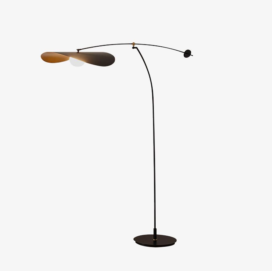 Alonso Modern Metal Torchiere Floor Lamp Minimalist Standing Reading Light