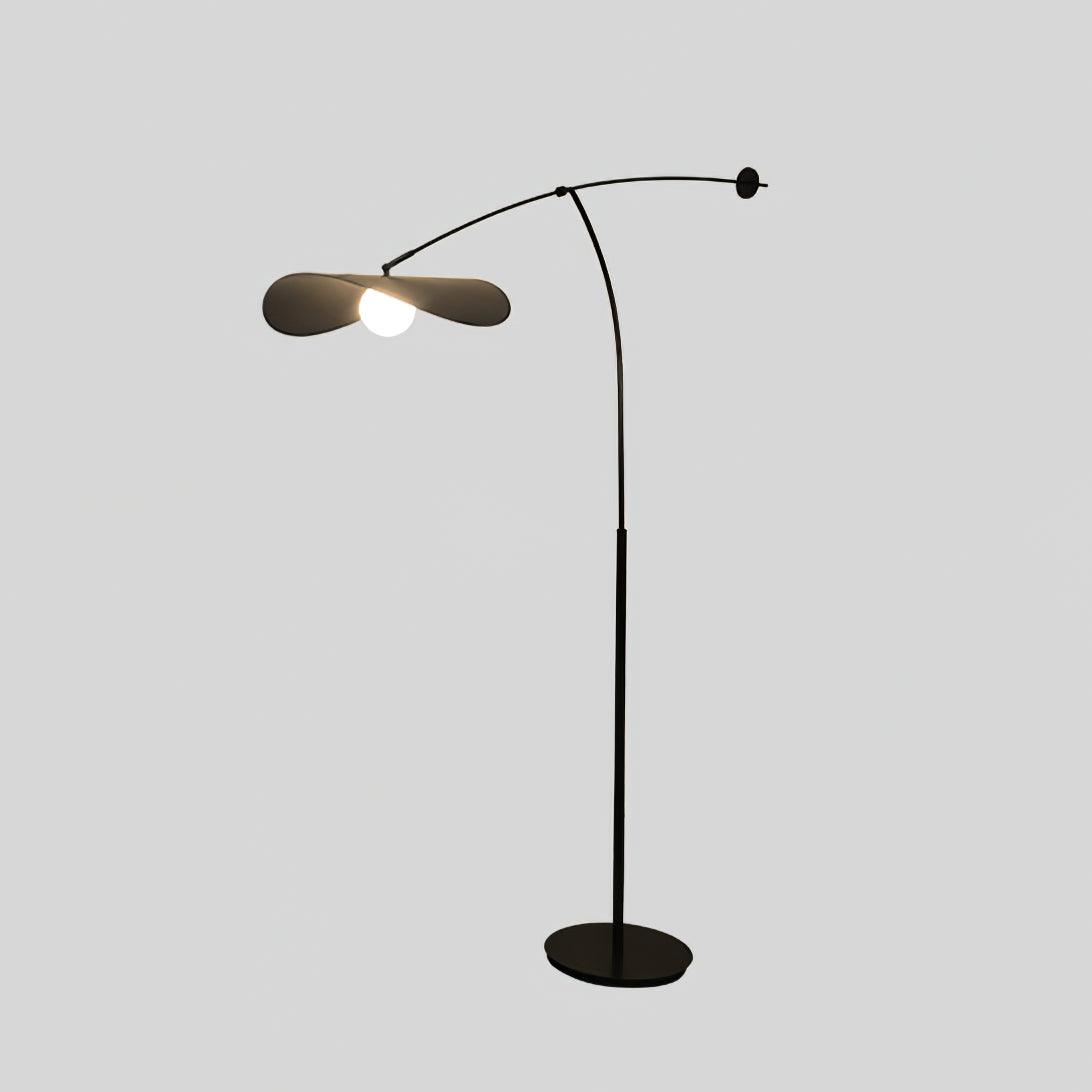 Alonso Modern Metal Torchiere Floor Lamp Minimalist Standing Reading Light