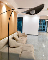 Alonso Modern Metal Torchiere Floor Lamp Minimalist Standing Reading Light