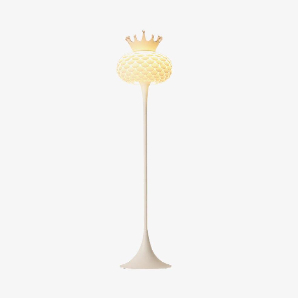 Modern Aluvia Crown Torchiere Floor Lamp for Elegant Indoor Home Lighting