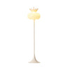 Modern Aluvia Crown Torchiere Floor Lamp for Elegant Indoor Home Lighting