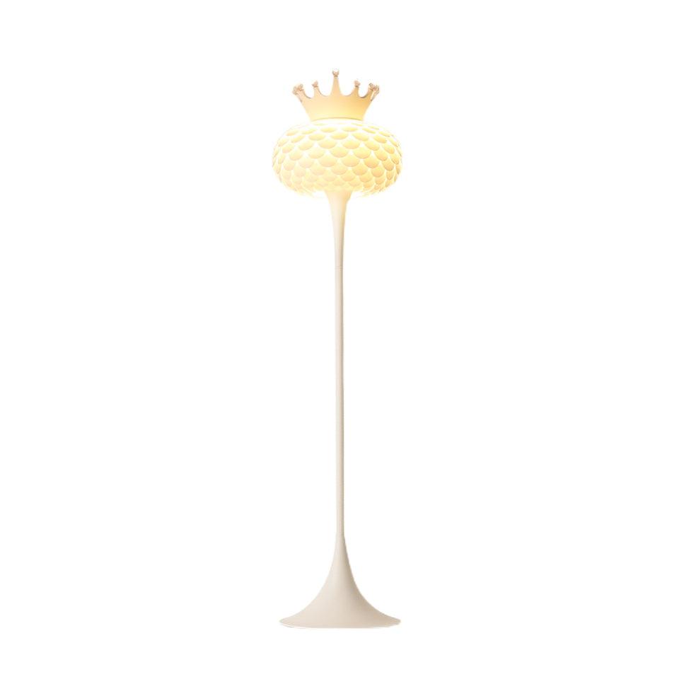 Modern Aluvia Crown Torchiere Floor Lamp for Elegant Indoor Home Lighting